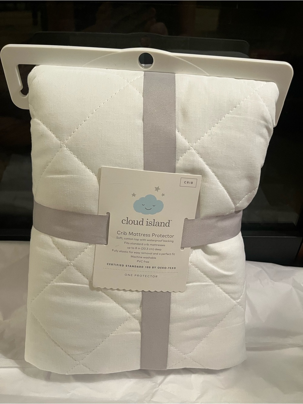 Brand New Cloud Island Baby Infant Crib Mattress Protector Waterproof